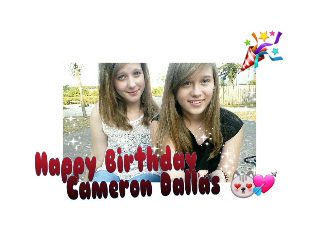 HAPPY BIRTHDAY Cameron Dallas            i love you so much, you make me smile every day        