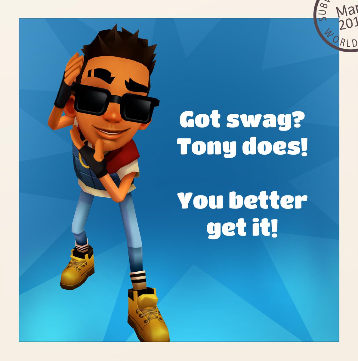 Sybo Have You Already Unlocked Tony In The New York Update Subwaysurfers Game Http T Co Beuspvzfej