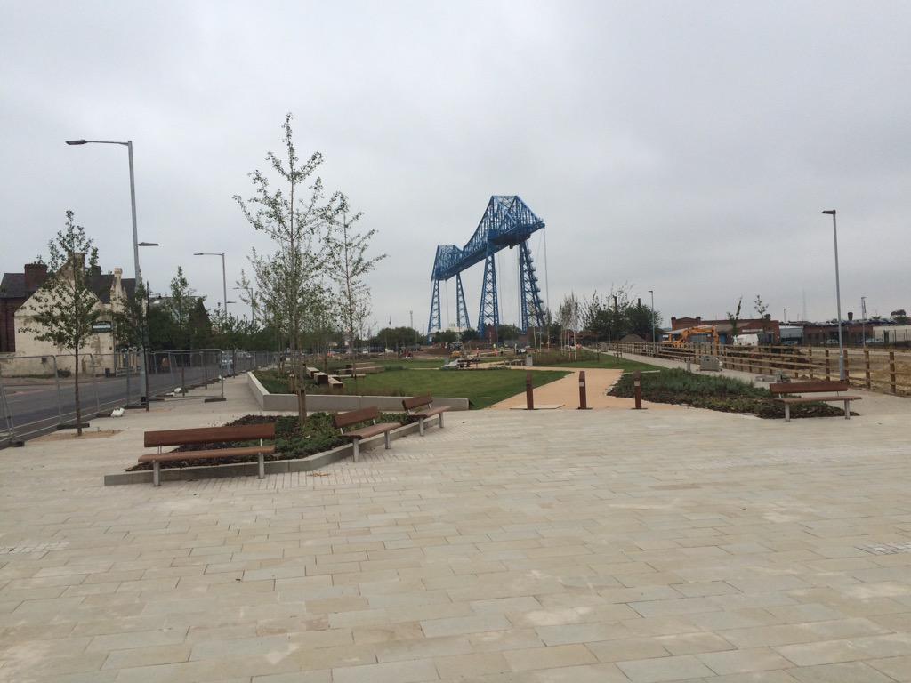 MiddlehavenMbro's tweet photo. New Middlehaven taking shape. http://t.co/fLTKTas47J