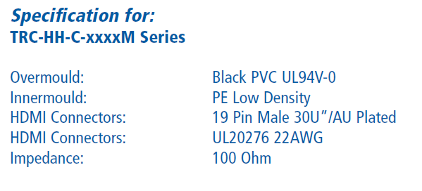 TobyElectronics's tweet image. While stocks last offer! Toby's Classic #HDMI to #HDMI Cables
toby.co.uk/content/catalo…
#avcable #thevitalcomponent
