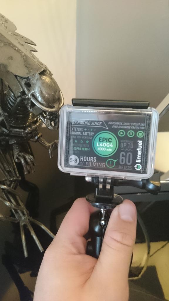 Shooting 5 second intervals at full res on my @gopro #hero4, it lasted a whopping 12 hours. Well done @Limefuel