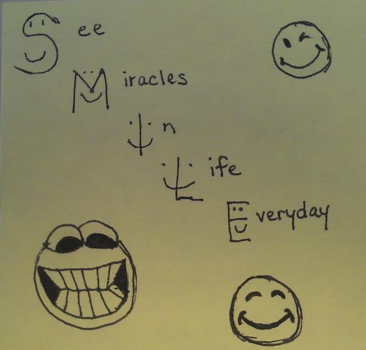 UpThereArg's tweet image. S.M.I.LE: see miracles in Life Everyday. #Smile