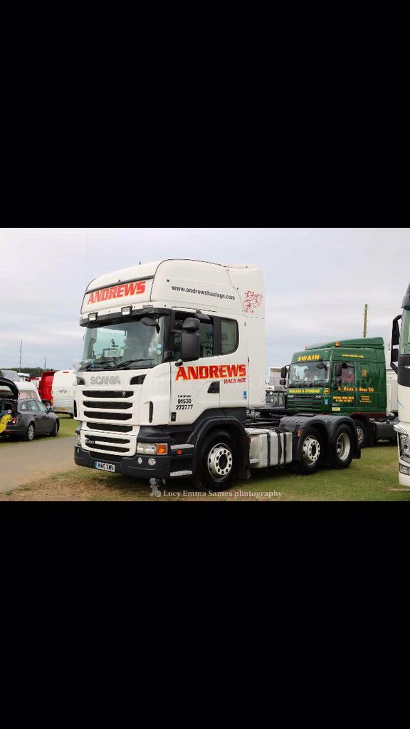 MicahSaysWhat's tweet photo. Archie in R480 Topliner at Silverstone Truck Racing @ScaniaUK #bricksandblocks #andrews http://t.co/eryvNjqf8S