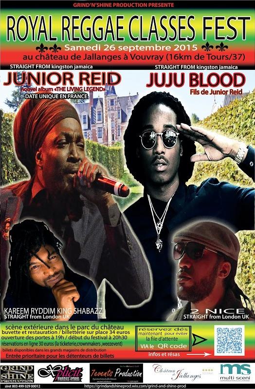 Concours du 04 au 20 septembre 10 x 1 place à gagner pour le Royal Reggae Classe Fest !!
reggae-promo.com/news/542