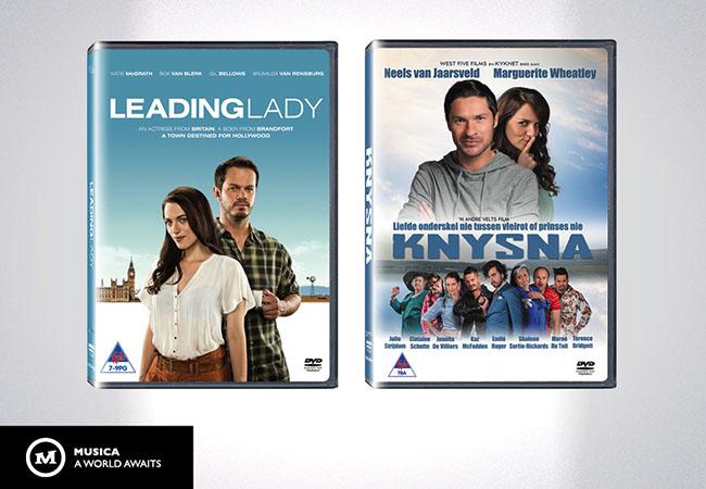 Hopelose romantikus? Raak verlief op plaaslike “romcoms” <a href="/KnysnaDieMovie/">Knysna movie</a> &amp; <a href="/filmleadinglady/">Leading Lady</a>, nou op DVD!