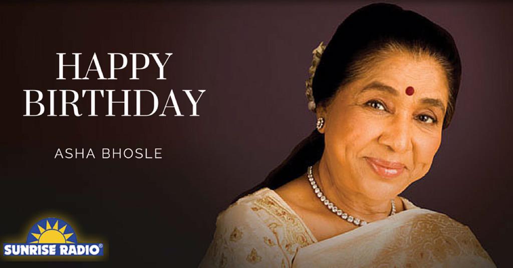 Wishing a very Happy Birthday to the Queen of Melody Asha Bhosle - 82 today!   