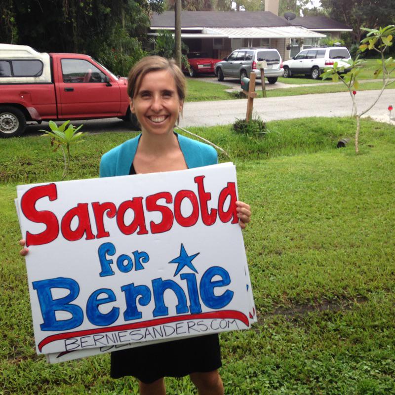 TODAY we walk the bridge and sing together HAPPY BIRTHDAY, BERNIE SANDERS! Sarasota/Manatee salute you! 