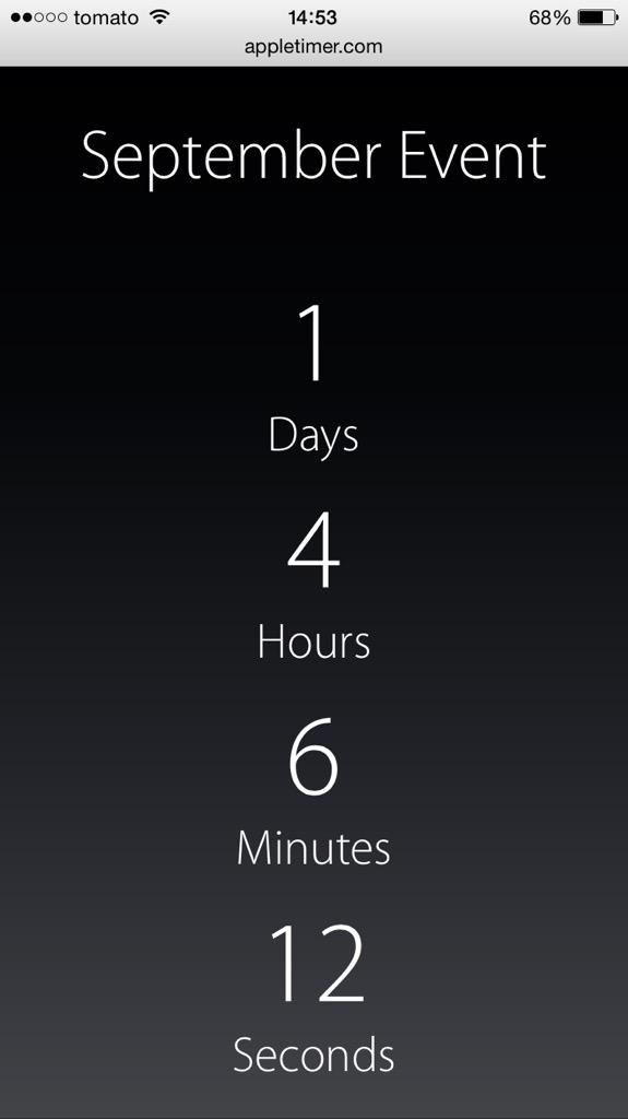 makydj10's tweet image. 1 More Day 😃😃 #Apple #Event #iOS9GM #iPhone6 #iPadPro #AppleTV