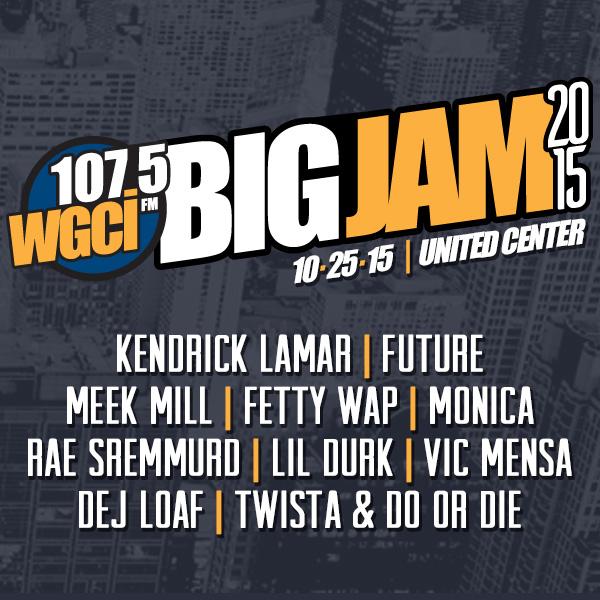 WGCI Big Jam Lineup Revealed Kendrick Lamar, Future, Vic Mensa & More
