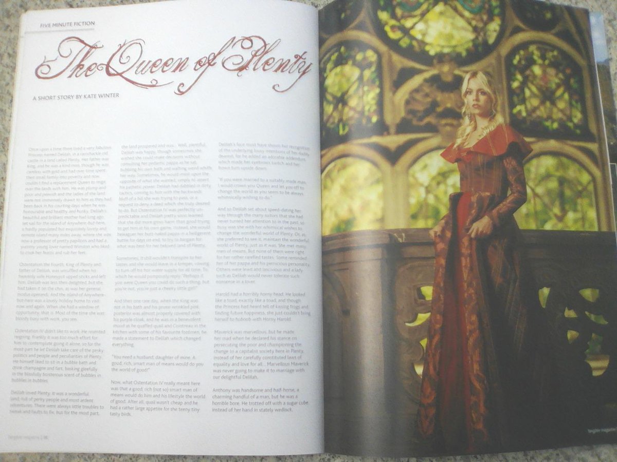 Tangiblemag's tweet image. Enjoy a quixotic tale of regal rebellion in this season's issue by @KatiCut