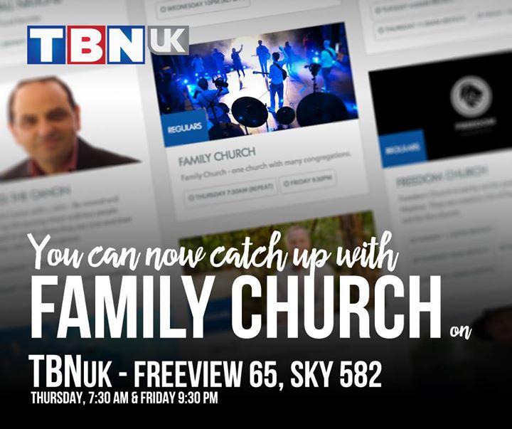 You can now catch up with Family Church on the TBNUK channel, available on Freeview channe… ift.tt/1VL3eDw