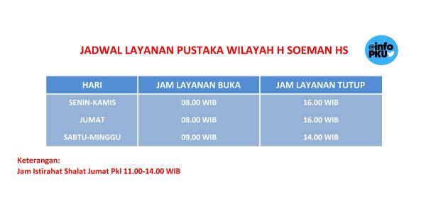 KepMeranti's tweet photo. #MerantiSenin  Layanan Puswil H Soeman HS buka tiap hari kecuali hari libur nasional https://t.co/TLdsLv49lS"