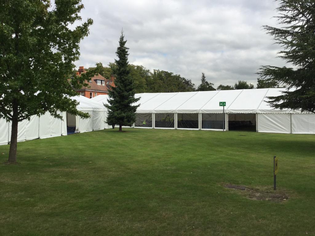 goodintents's tweet image. Finishing touches to corporate event marquee in Surrey! @KnightLightEvnt @eventexhire