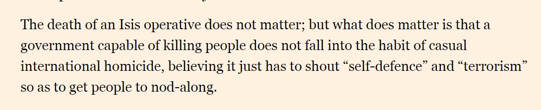 "Art 51 is not a licence to kill." Great piece by <a href="/JackofKent/">Jack of Kent</a> on legality of UK drone strike: blogs.ft.com/david-allen-gr…