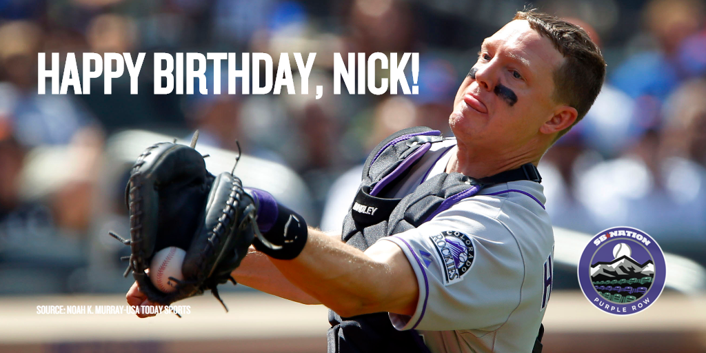 Happy 32nd birthday to C Nick Hundley!   