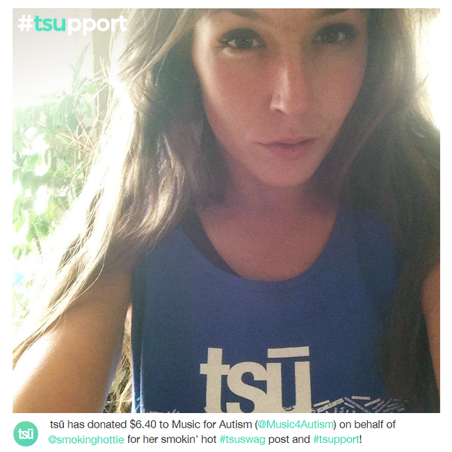 tsudotco's tweet photo. #tsupport charity! Just donated $6.40 to @MusicforAutism thanks to this #tsuswag post -> http://t.co/MwCDeOoNWd http://t.co/25uvt2Wqyb
