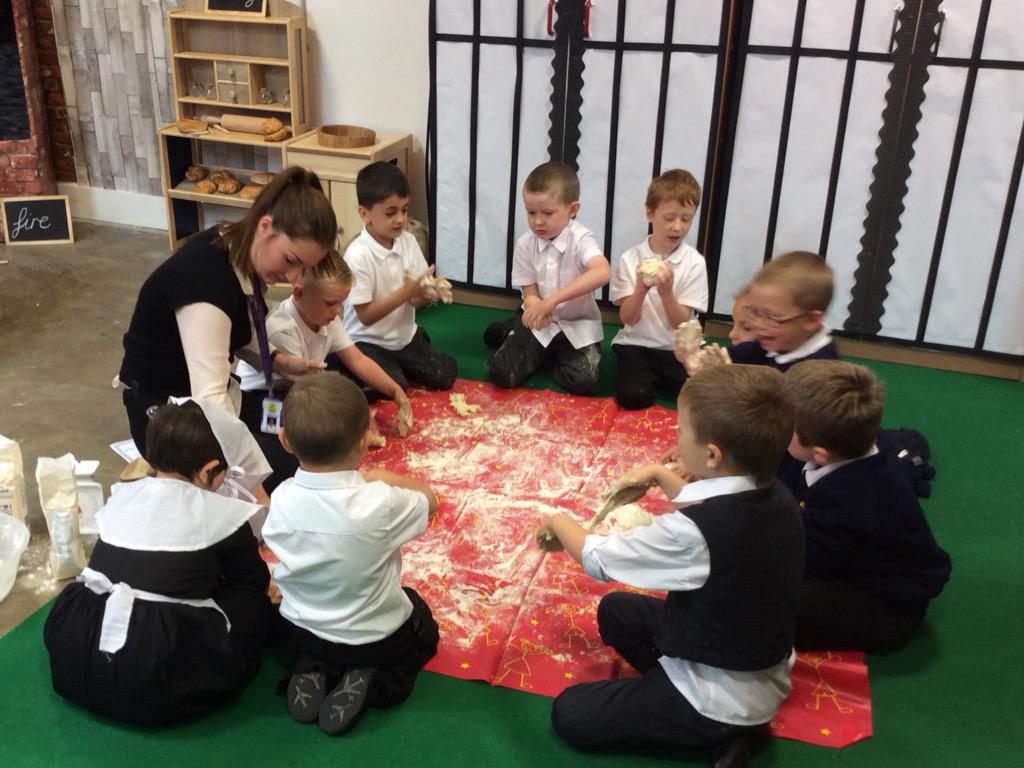 stgac2's tweet photo. Class 2 made good use of their bakery inspired classroom and made some of their own bread! http://t.co/5PS6ooSF3t