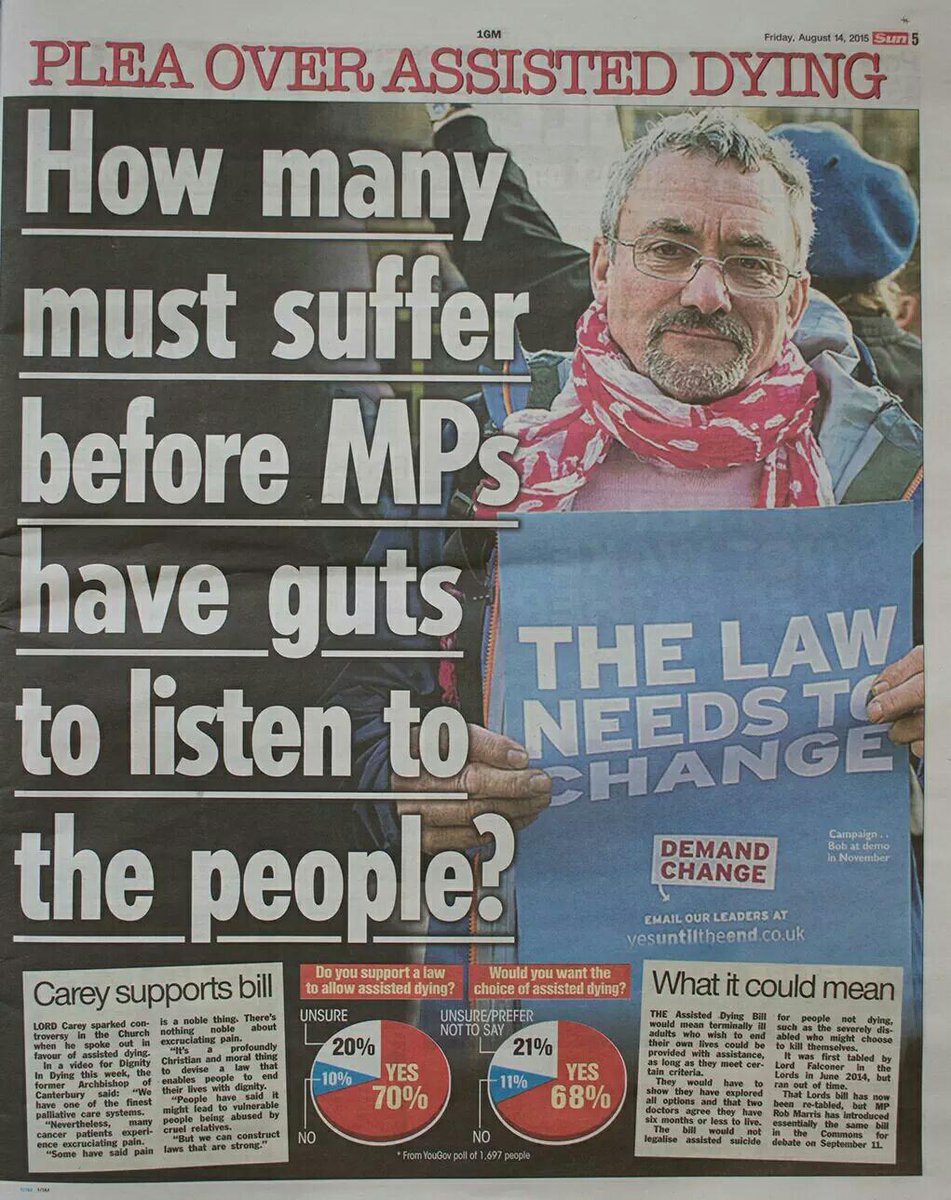 In just 3 days MPs debate the Assisted Dying Bill, please tell your MP if you support this thepetitionsite.com/en-gb/takeacti…