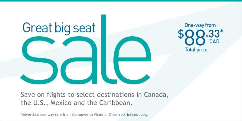WestJet's tweet image. Great big seat sale! wja.co/BigSale Book by 9/10/15 (2359 MT). Travel to 2/3/16. Blackouts apply.