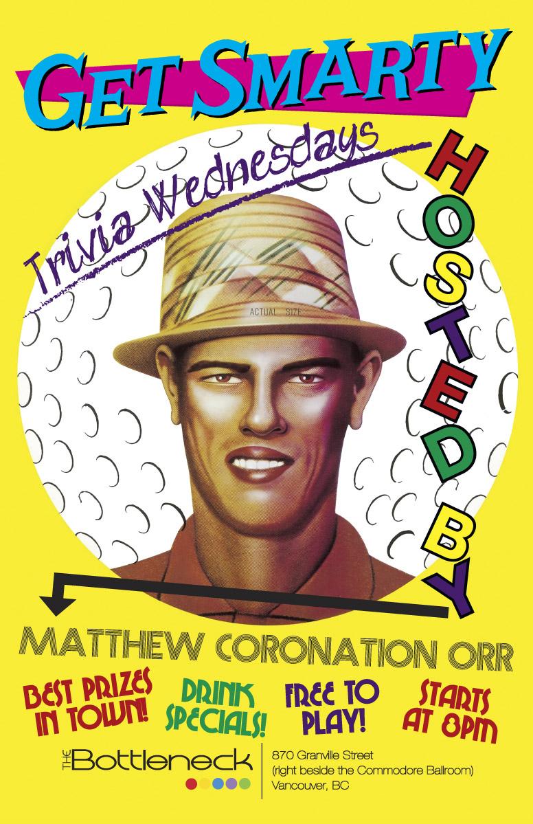 GET SMARTY TRIVIA is back on starting this week! Best prizes in the city, $4 beer, FREE to play! Wednesdays at 8pm!