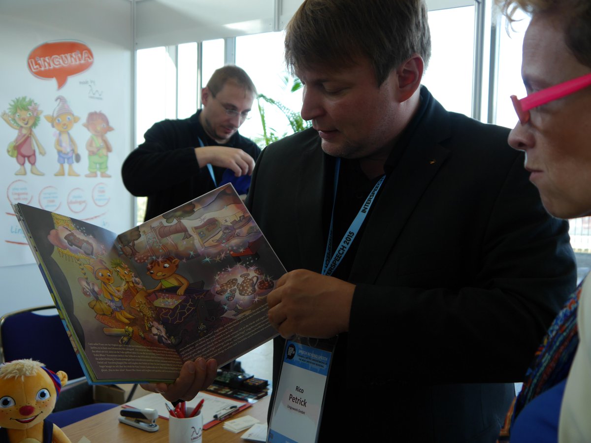 Interspeech2015's tweet image. Having a conversation with you´re stuffy is now possile thanks to @linguwerk !
Thanks for sponsoring #Interspeech !