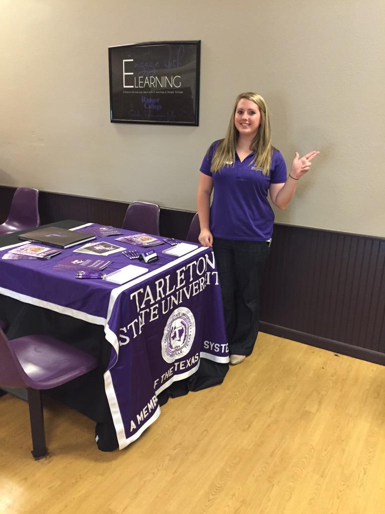 <a href="/RangerCollege/">tommy wells</a> Come check out what Tarleton has to offer in front of the cafeteria! <a href="/TSUtransfers/">Tarleton Transfers</a>