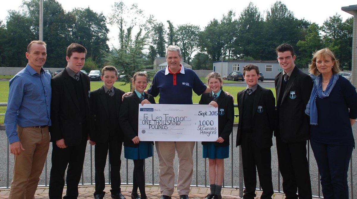 St Ciaran's College (@stciaransballyg) on Twitter photo Fr Leo's nephews and nieces at St. Ciaran's present a cheque of £1000 for his mission on behalf of <a href="/SCCPeregrini/">St Ciarans Peregrini</a> Fr Leo's nephews and nieces at St. Ciaran's present a cheque of £1000 for his mission on behalf of <a href="/SCCPeregrini/">St Ciarans Peregrini</a>