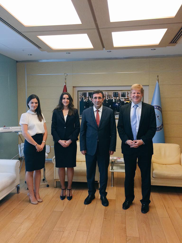 The <a href="/USChamber/">U.S. Chamber</a> meets with #Turkey's DPM in Charge of the Economy <a href="/_cevdetyilmaz/">Cevdet Yılmaz</a> to advance bilateral #commerce