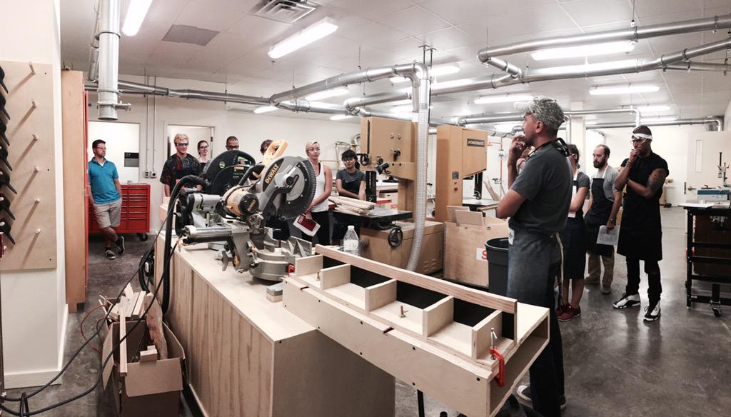 iamAudreyBarnes's tweet image. Let there be #making. And there was making. And it was good. Studio Ctr labs open! #JMUID @jmu_id #makingisthinking