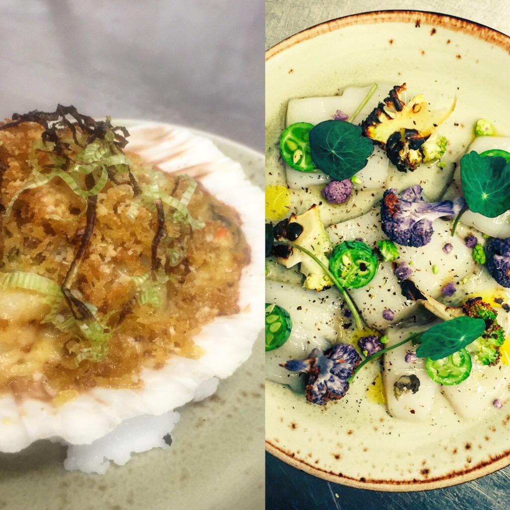 PrawnographyLDN's tweet photo. Crisp Autumnal evening, solution: @PortSideParlour for awesome cocktails and food by me. #prawnagain kitchen till Jan http://t.co/p0GdMYvdO3