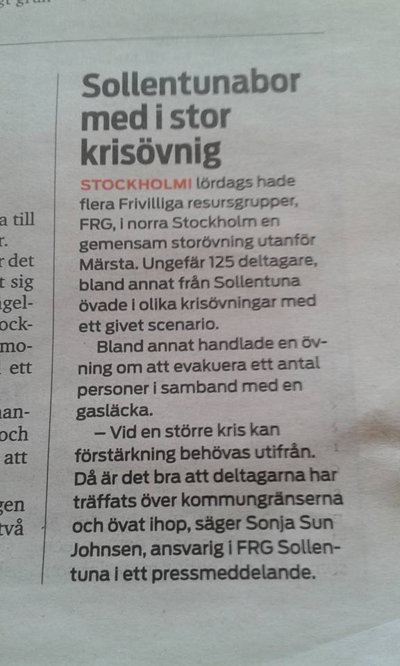 #FRGSollentuna i veckans nr av #mittisollentuna