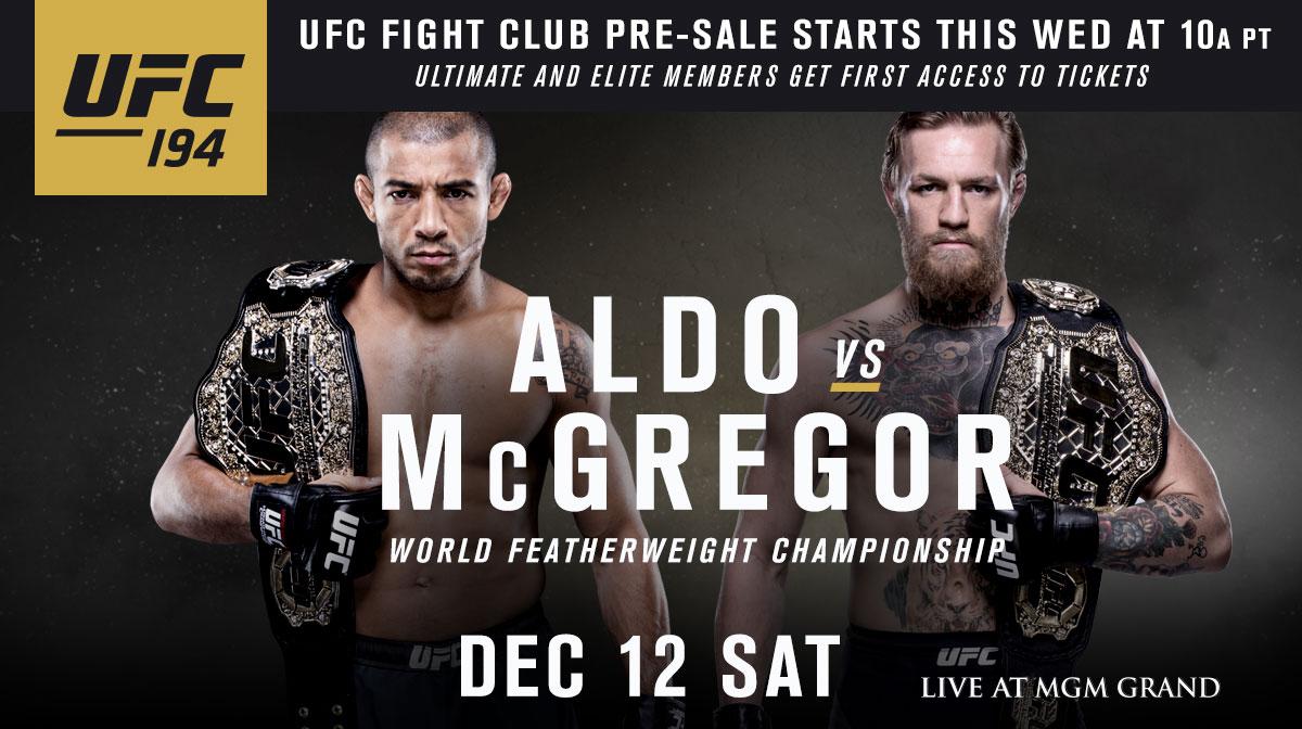 ufc's tweet photo. Not a @UFCFightClub member? Now would be a good time to join! Members will get first access to #UFC194 tickets! http://t.co/Opa23fn42p