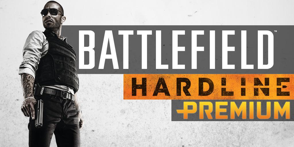 Battlefield's tweet image. RT for your chance to win a #BFHardline Premium Membership code for PC, Xbox One, or PS4