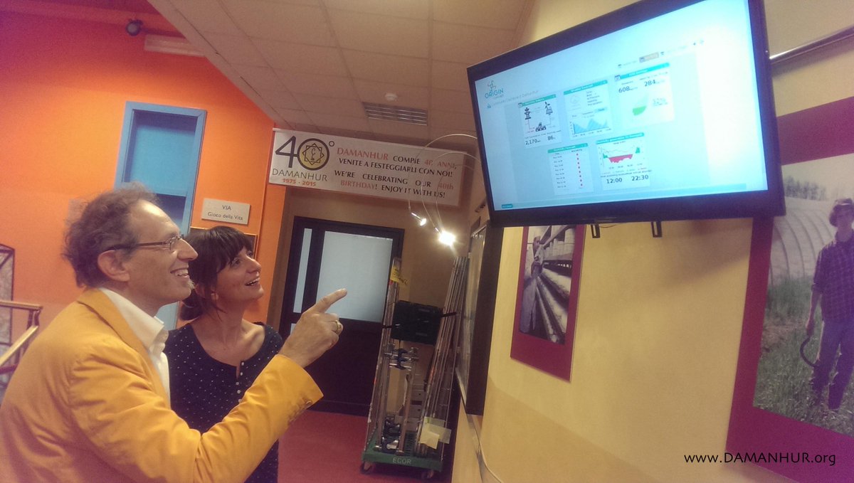 Damanhur's tweet photo. Monitoring our energy consumption... #originproject #createsustainability http://t.co/PyMlSbcs8I http://t.co/Hux5eiC1kd