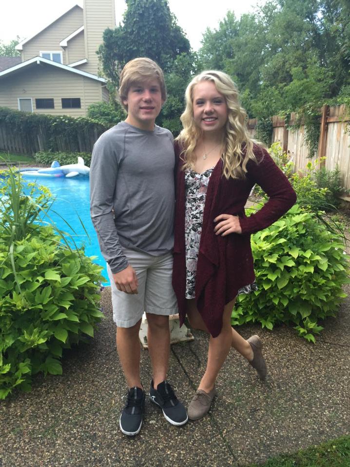 condix2's tweet photo. 1st Day for these 2!  Junior and sophomore year here we come!  #tonkaskippers⚓️ http://t.co/mWh35NIWpt
