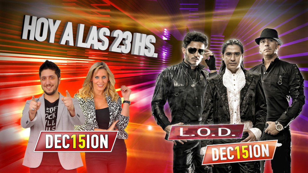 #Hoy23Hs <a href="/DEC15IONTV/">DEC15ION</a> x #CronicaTV con <a href="/jeymammon/">Jey Mammon</a> <a href="/MARENGOROCIO/">Rocio</a> #EnVivoCantan <a href="/LODOFICIAL/">la otra dimension</a> <a href="/arypuchetta/">Ariel puchetta</a> <a href="/SERGIOARANDA77/">SERGIO ARANDA</a>