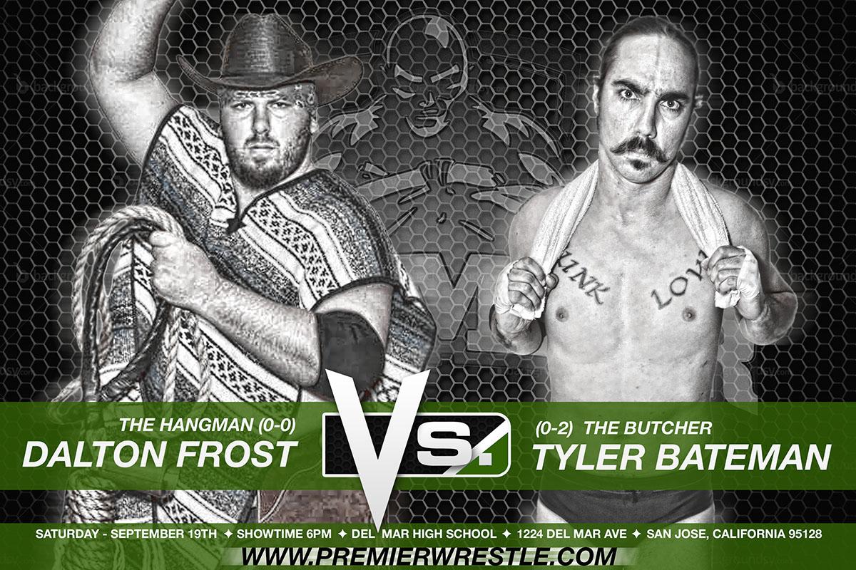 PREMIERwrestle's tweet photo. Dalton Frost debuts this Saturday at #PREMIERX, looking to make a name for himself over #PWI500 member Tyler Bateman! http://t.co/53rXh0iM1R