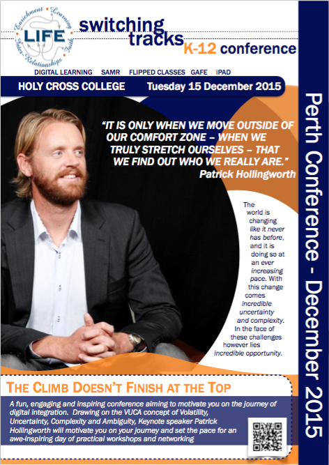 reniemck's tweet photo. Join us @Holy_Cross_Coll for our K-12 Conference @hollingworthpat is our Keynote speaker #edchat #ceowa #wapln http://t.co/lbX8fiZ2ZT