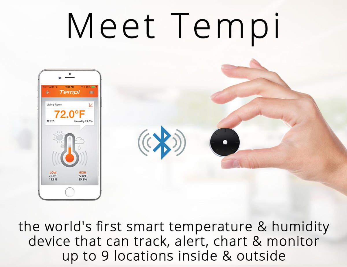 TempiGoGo's tweet image. Hi @GregDeeWeather We came up with a new temperature &amp;amp; humidity smart device. Please let us know what you think.