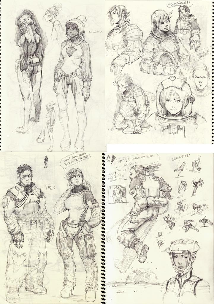 Throwback 2009 sketches 