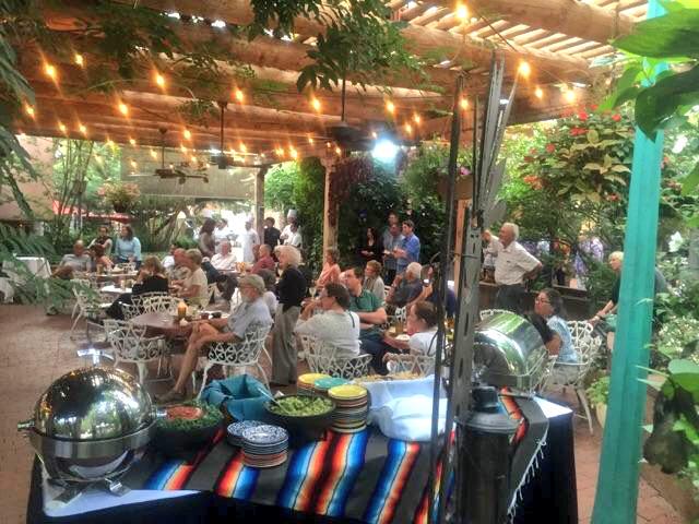 VisitABQ's tweet photo. Fun evening on the patio at @ElPinto tonight for their #BigKitchens episode premiere! #ABQ #TrueABQ #PictureABQ http://t.co/ieS1EGVZrv