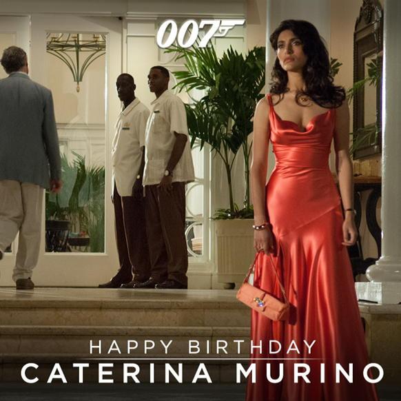 HAPPY BDAY TO CATERINA MURINO WHO PLAYED 1st BOND GIRL: SOLANGÉ IN JAMES BOND 007: CASINO ROYALE (2006). 09/15/15 