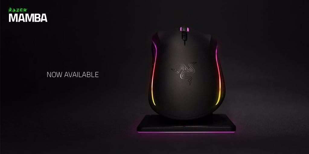 Razer's tweet image. Why wait? The Mamba is available now rzr.to/mamba 👍 @oArctic