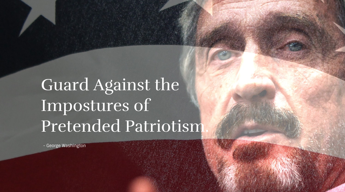 engadget's tweet photo. John McAfee is running for president in 2016 http://t.co/71vjsy3qwm http://t.co/yFx0PZtjRC