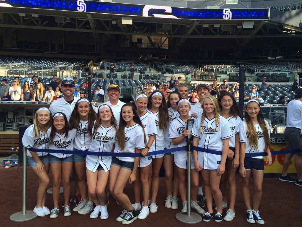 Hosting some local youth baseball and softball teams that reached the highest level in their respective leagues
