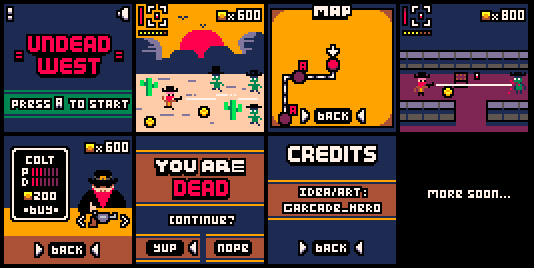 arcadehero's tweet photo. [WIP] I know it's too late but I want to finish it! :)
Game mockup for @pixelsWeekly #pico8 #pixelart #pixels http://t.co/50fdOjZ1kT