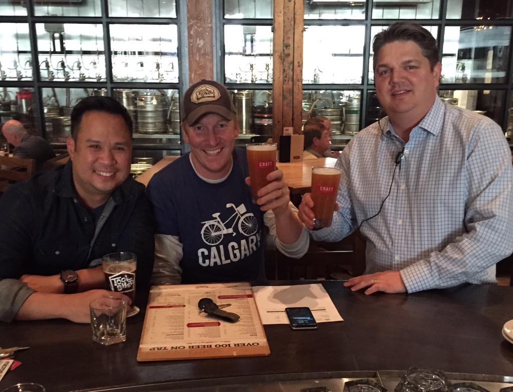 The first pint of <a href="/ToolShedBeer/">Tool Shed Brewing Company</a> Belgian DIPA <a href="/CRAFTbeermarket/">CRAFT Beer Market</a> with <a href="/ErnieTsu/">Ernie Tsu</a> <a href="/ocled/">Delco McEvoy</a>