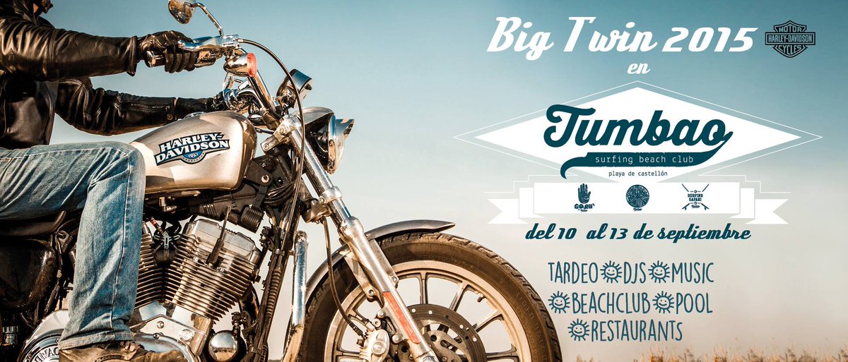 Tumbao_Club's tweet photo. Con septiembre llega siempre el BIG TWIN al Grao y este año llega con #TumbaoSpiriT. Del 10 al 13 ven y disfruta http://t.co/GK3h7nqXtH