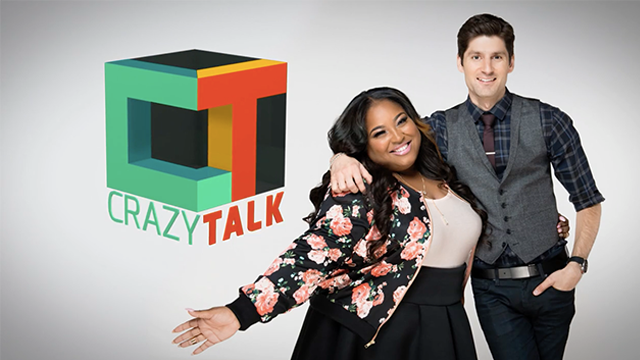PerezHilton's tweet photo. Get an #EXCLUSIVE look at @Tanisha_DaDiva and @ben_aaron's crazy new show @crazytalktvshow! http://t.co/D1UqoBNDfs http://t.co/1cCpZycGn6