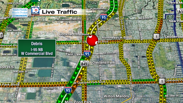 Crash on I-95 NB at Commercial Blvd #traffic #broward http://t.co/PCES52fziz